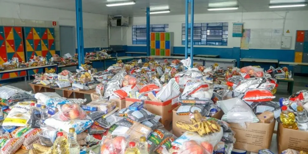 Também será distribuído do material impresso para estudantes