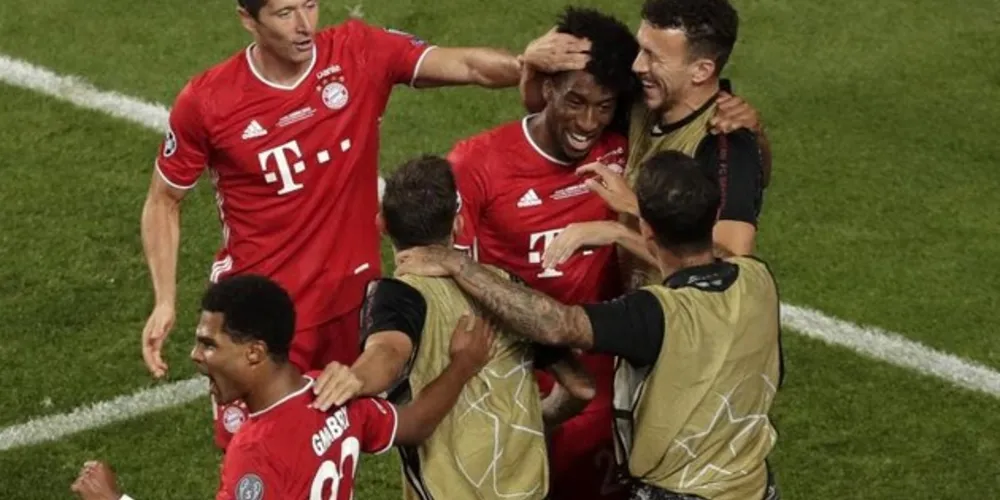 O único gol da decisão foi marcado em bela cabeçada de Coman, aos 13 minutos do segundo tempo