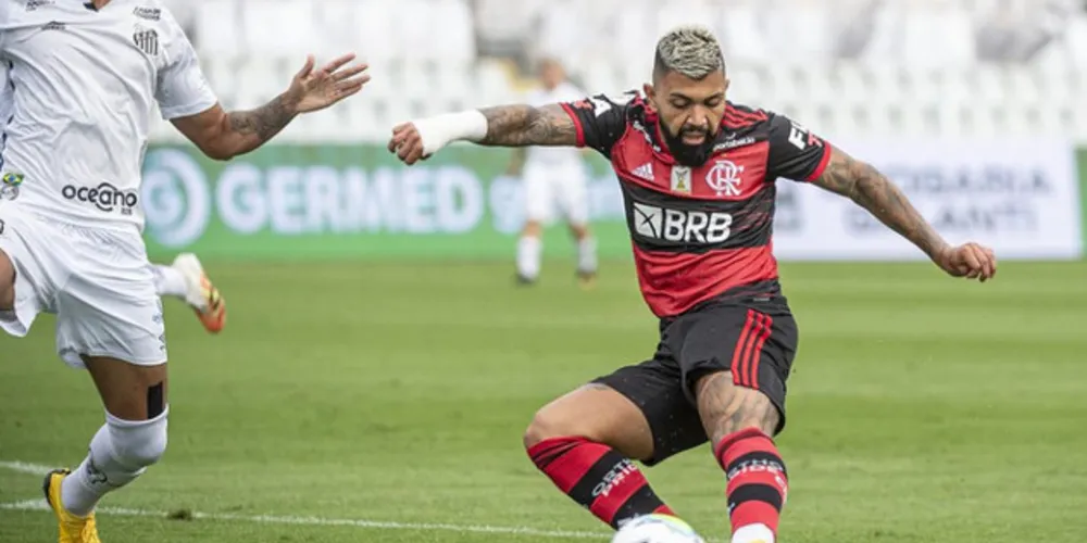 Imagem ilustrativa da imagem Mengão vence o Santos por 1 a 0 na Vila Belmiro