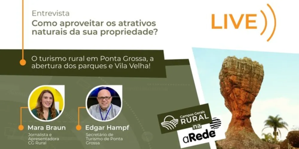 Imagem ilustrativa da imagem Veja como será a retomada do Turismo Rural de Ponta Grossa