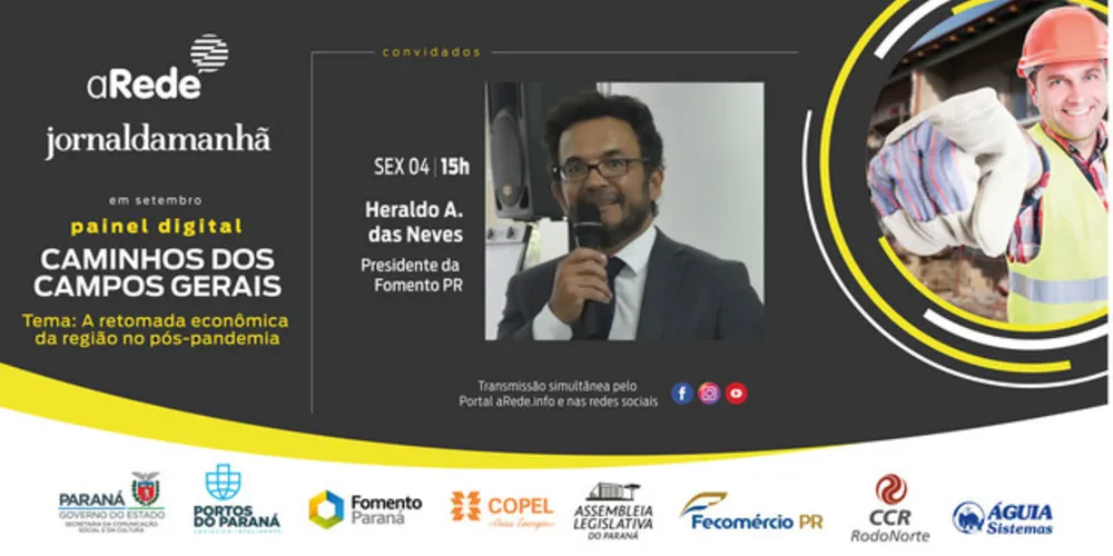 Imagem ilustrativa da imagem Painel digital recebe o diretor-presidente da Fomento PR
