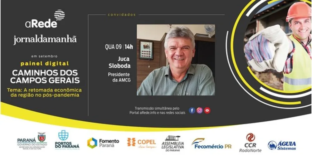 Imagem ilustrativa da imagem Painel digital recebe o presidente da AMCG