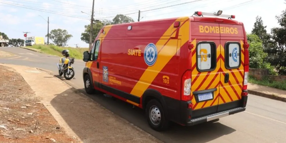 Acidente mobilizou socorristas do Siate na rua Valério Ronchi