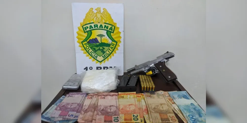 Suspeito ainda portava pistola calibre 9mm e 50 munições
