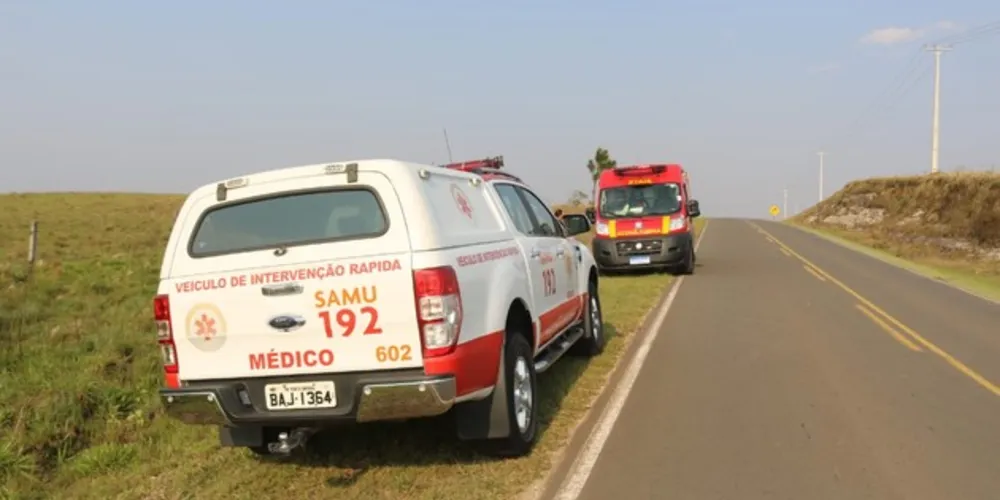 Familiares trouxeram a vítima até o encontro do resgate