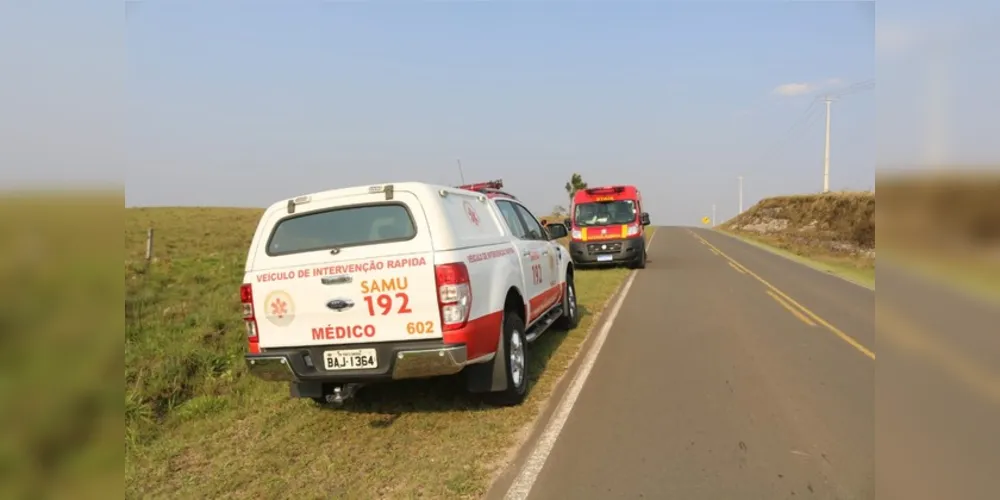 Familiares trouxeram a vítima até o encontro do resgate
