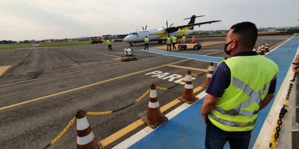 Companhia retomou voos em agosto em Ponta Grossa