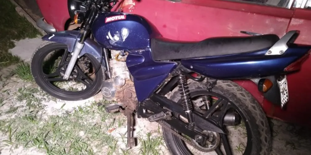 Moto adulterada foi apreendida e levada à 13ª SDP para ser periciada
