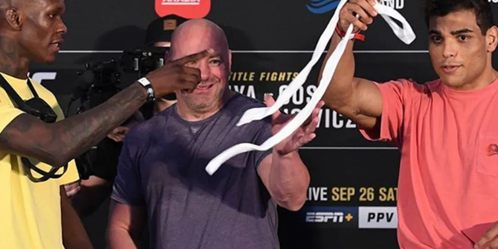 Borrachinha provocou Adesanya em encontro na semana da luta