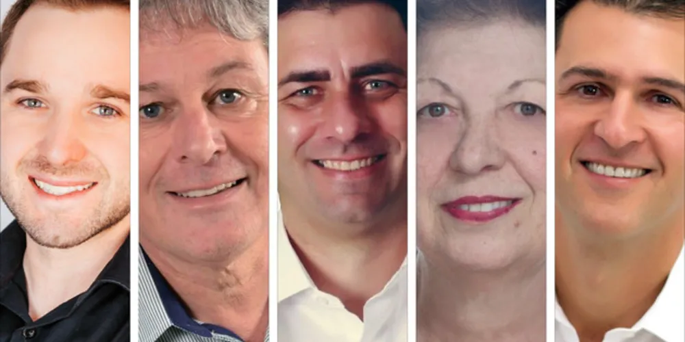 Dos cinco candidatos, quatro já foram vereadores