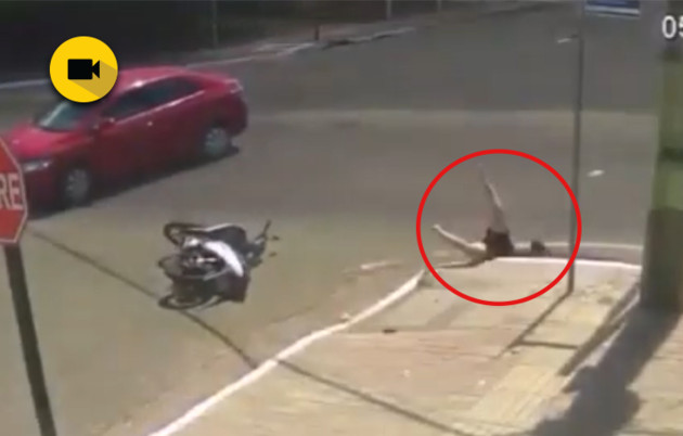 Imagem ilustrativa da imagem Motociclista cai em bueiro após colisão com carro no Pará