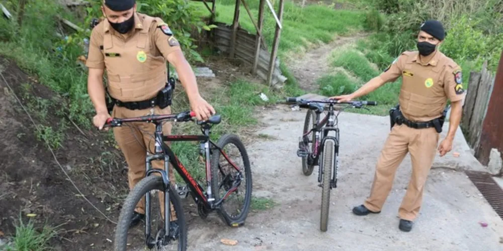 Imagem ilustrativa da imagem PM recupera duas bicicletas roubadas em local de morte