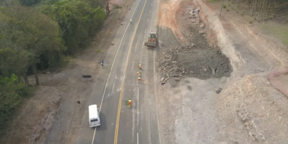 Desmonte de rochas será realizado em uma das duas frentes de obras da concessionária no município de Ortigueira