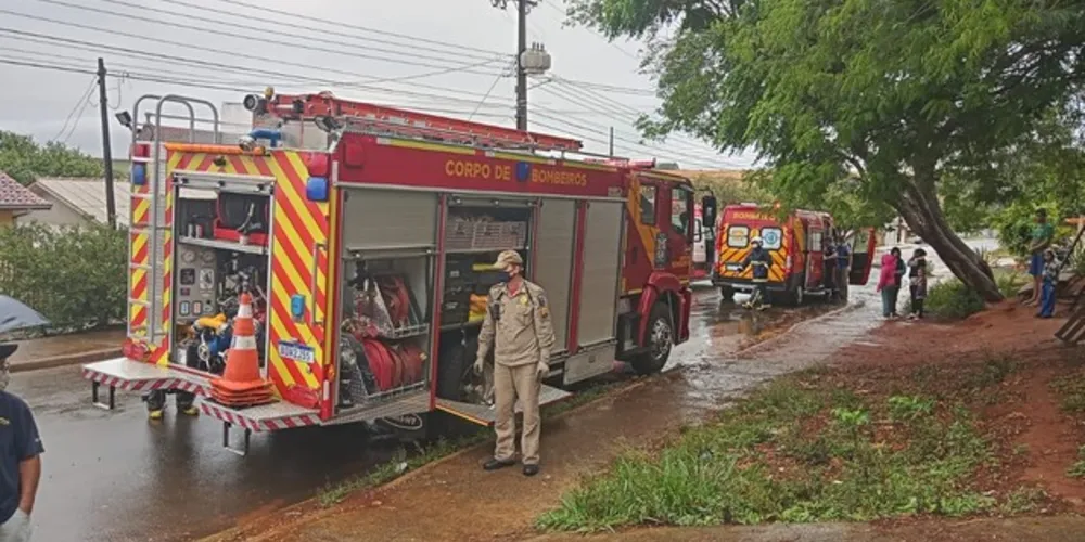Imagem ilustrativa da imagem Incêndio residencial em bairro de PG deixa família ferida