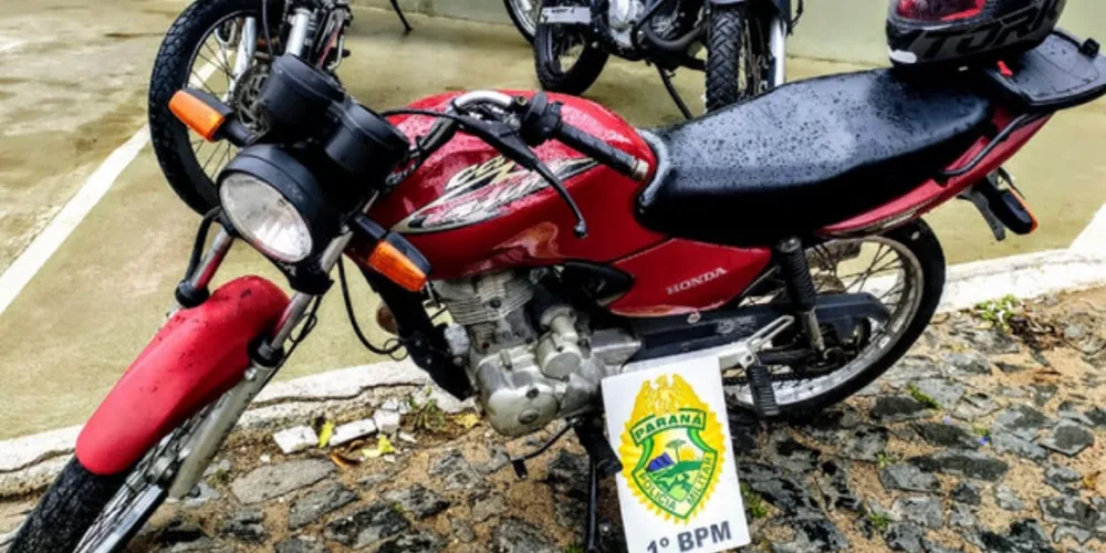 Imagem ilustrativa da imagem Jovem é preso com moto furtada no Rio Verde