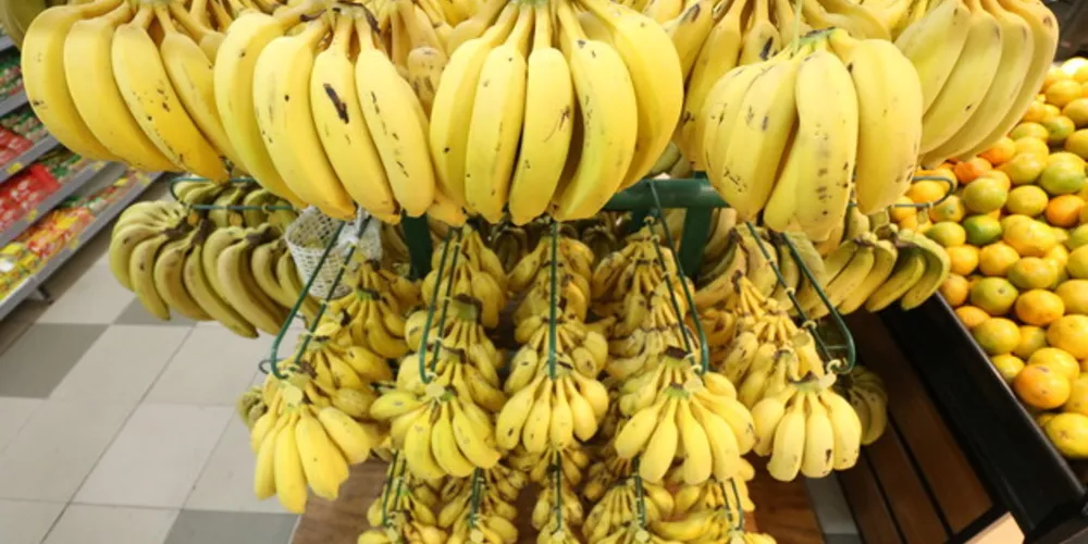 A banana ficou 29,23% mais cara