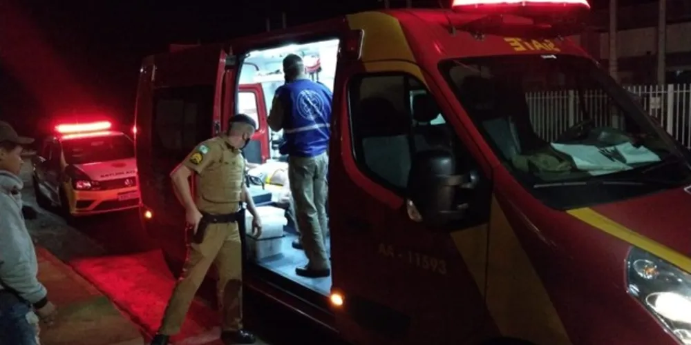 Rapaz foi levado ao Pronto Socorro Municipal com lesões moderadas, sem risco à vida