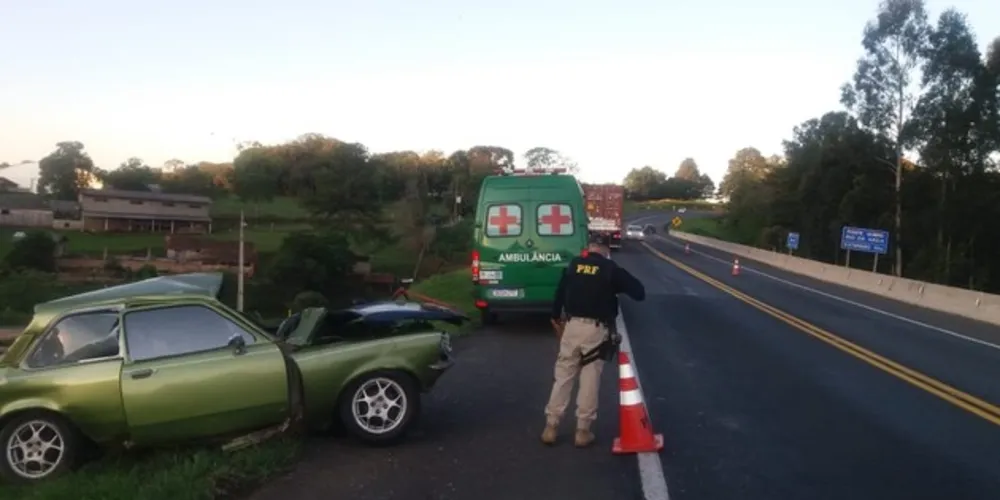 Condutor do Chevette não resistiu às lesões e morreu na hora
