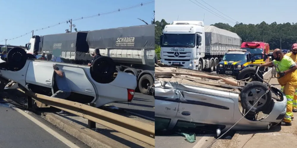 Acidente aconteceram em uma distância de 2 km em um intervalo de três horas