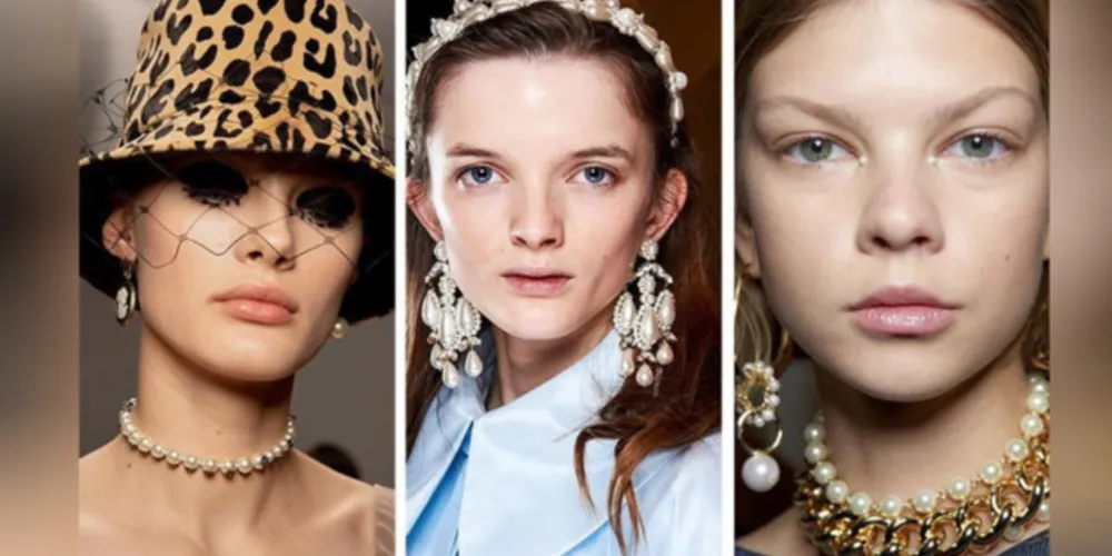 Acessórios como brincos e correntes trazem referências variadas na moda verão 2021.