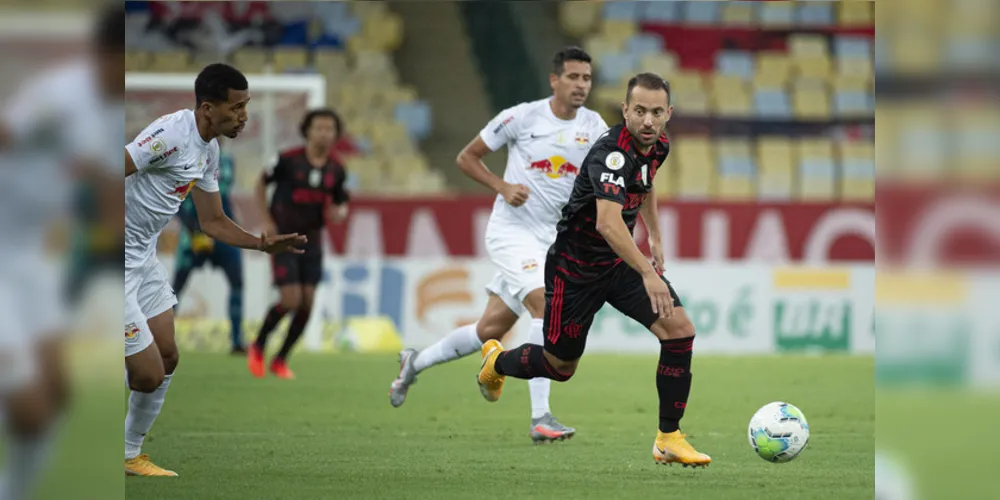 Rubro-negro não saiu do 1 a 1 contra o RB Bragantino e cai para a terceira posição