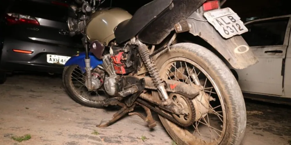 Rapaz flagrado com a moto foi conduzido à delegacia para prestar esclarecimentos