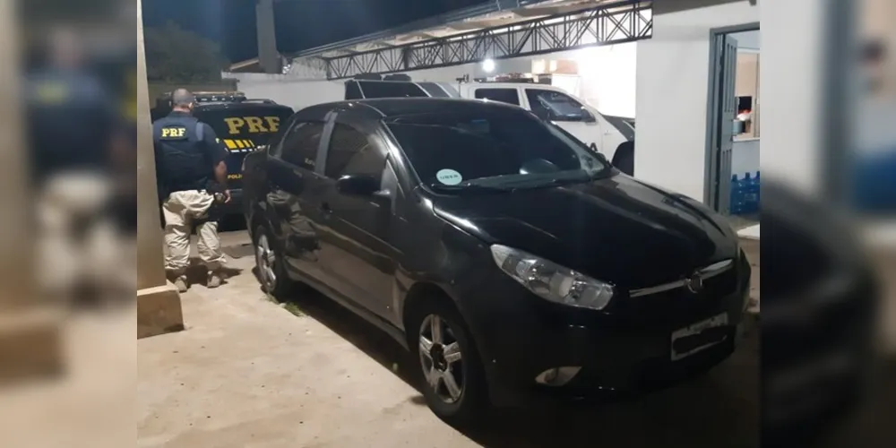 Carro foi recuperado na região os Campos Gerais