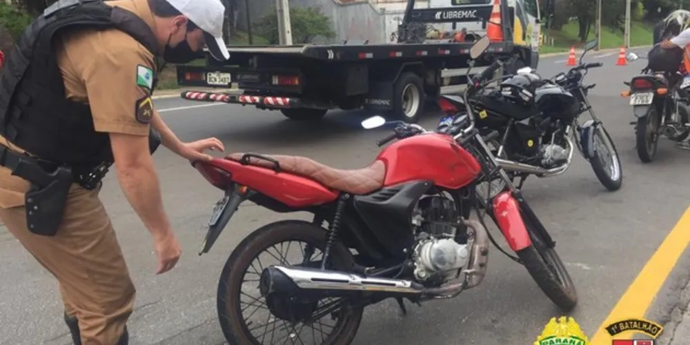 Objetivo da operação é coibir uso de motocicletas em crimes, acidentes e infrações de trânsito
