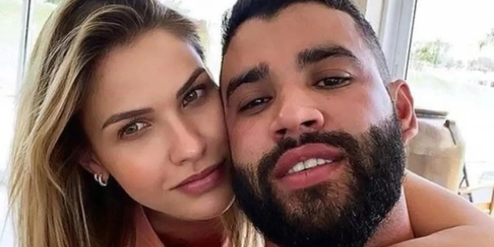 Gusttavo Lima e Andressa Suita estão em Angra dos Reis (RJ) 