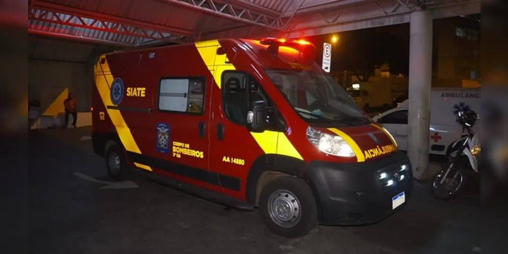 Adolescente de 17 anos foi levado até o HU-UEPG para receber atendimento médico