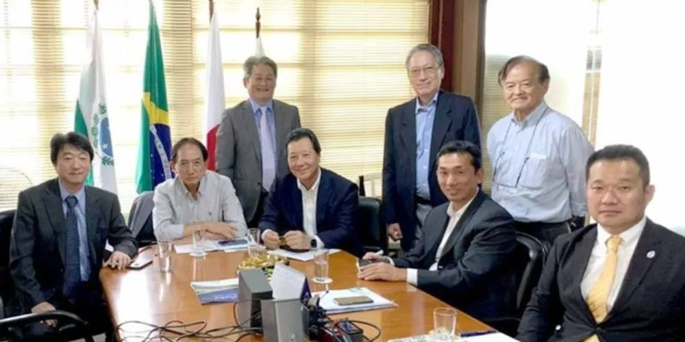 Diretores da empresa reuniram-se com representantes da CCIBJ-PR em janeiro