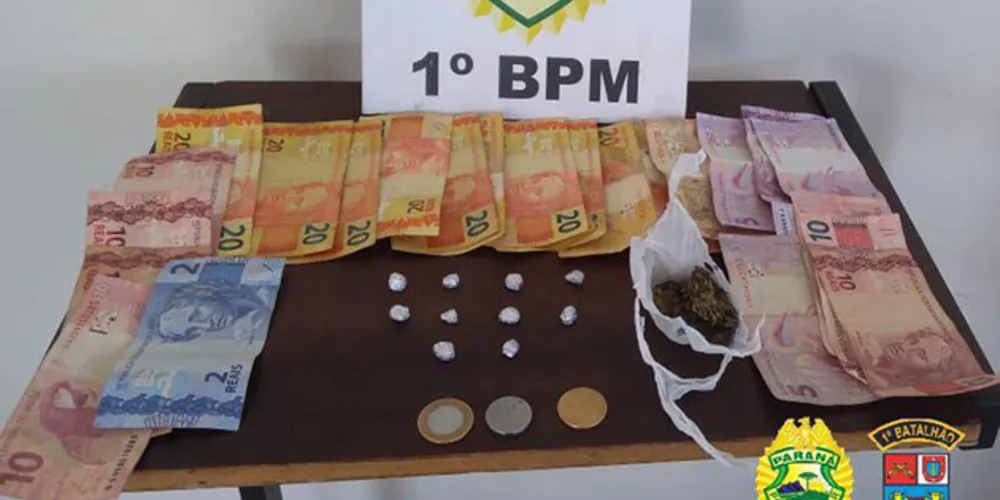 Além de pilotar motocicleta, adolescente foi flagrado com crack e maconha