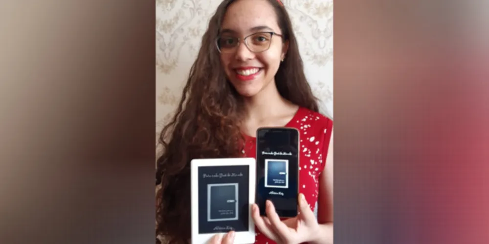 Estudante de Ponta Grossa escreve seu 2° livro.