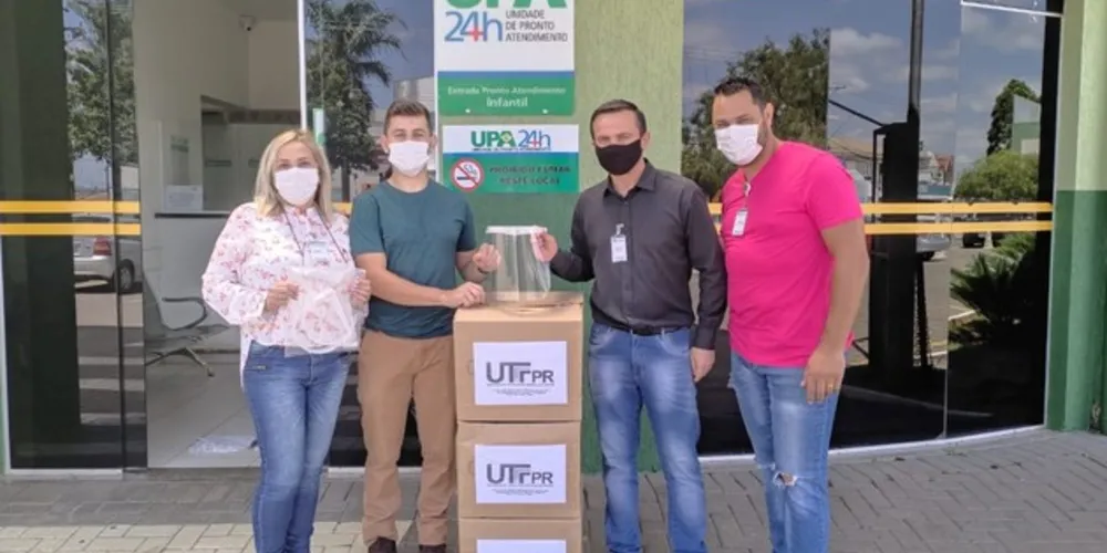 demanda para tal projeto surgiu durante a entrega da doação de 120 protetores faciais, do tipo face shield, à UPA