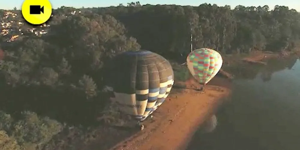 Imagem ilustrativa da imagem Lago de Olarias terá voos de balão em novembro