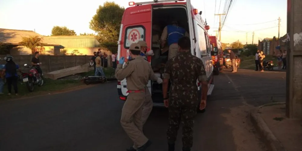 Grave acidente mobilizou equipes de socorro nesta quarta-feira (28)