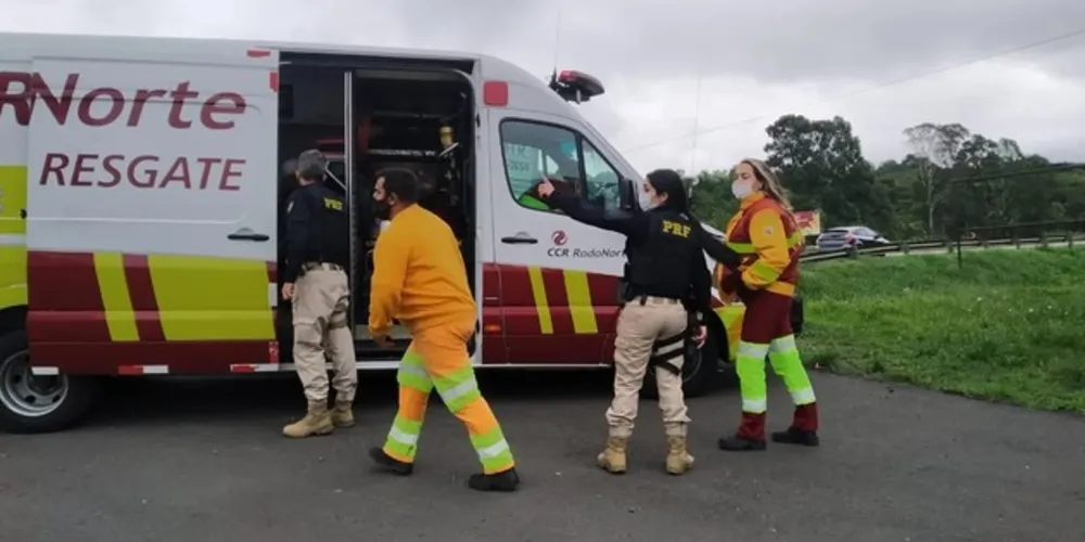 Socorro foi levado ao Hospital do Rocio, em Campo Largo