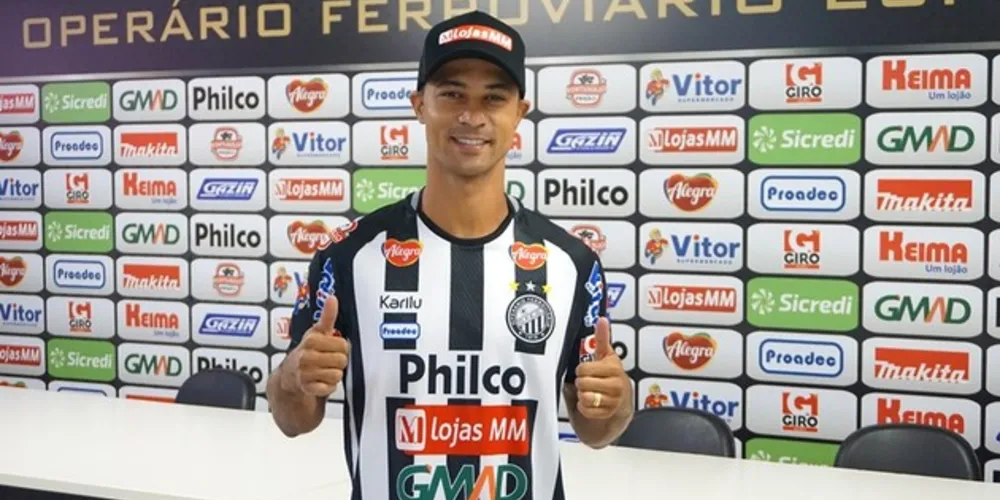Novo atacante se apresentou ao Operário na manhã desta terça-feira