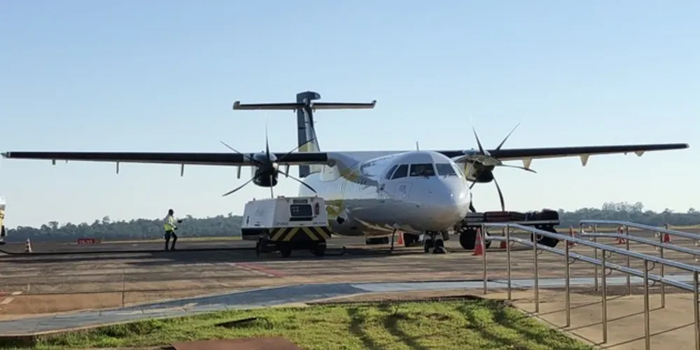Turistas poderão pegar o voo em Foz do Iguaçu para vir para Ponta Grossa