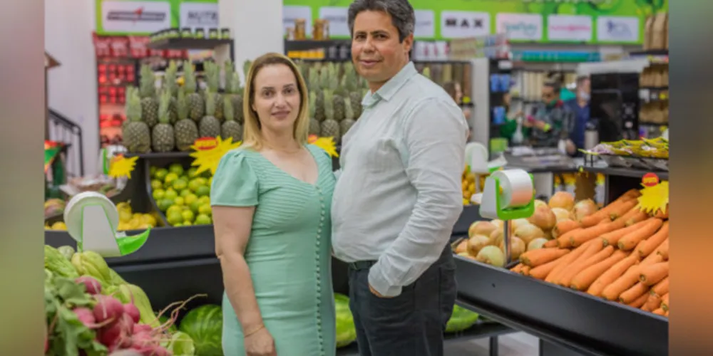 Os empresários Gilson Faria Rodrigues e Léia Lima Araújo Rodrigues