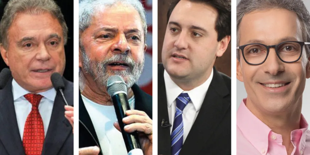 Alvaro Dias, Lula, Ratinho Junior e Romeu Zema são algumas das lideranças que já figuraram na campanha local