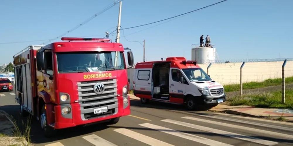 Operação mobiliza Corpo de Bombeiros e médicos do Samu na Rua Senador Flávio Carvalho Guimarães
