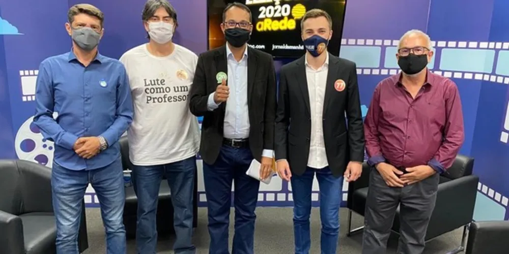 Concorrentes elencaram importância do debate para Ponta Grossa