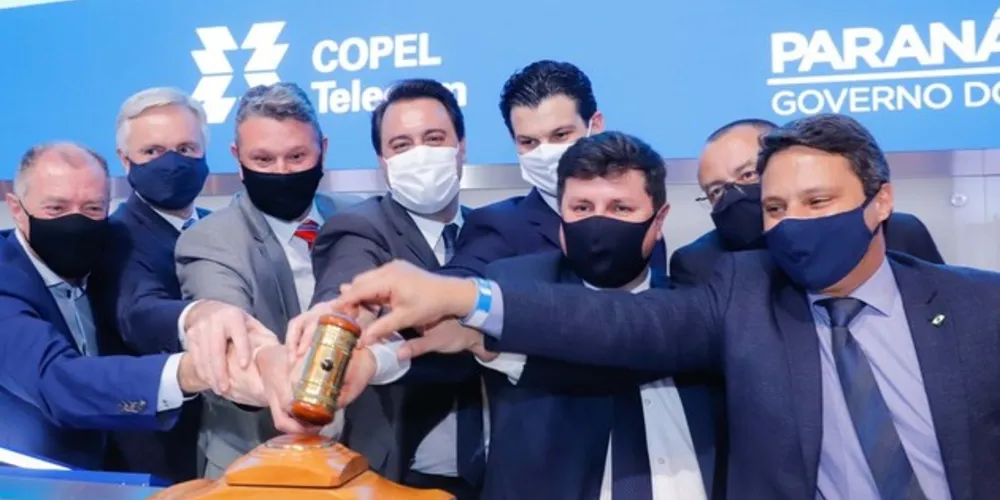 Braço de telecomunicação da Copel foi vendido nesta segunda-feira (09) na B3, em São Paulo