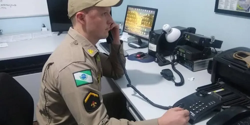 Soldado Higor foi responsável pelo atendimento aos pais