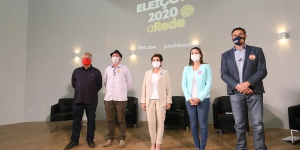 Grande debate entre os prefeituráveis abriu a cobertura especial das eleições de 2020