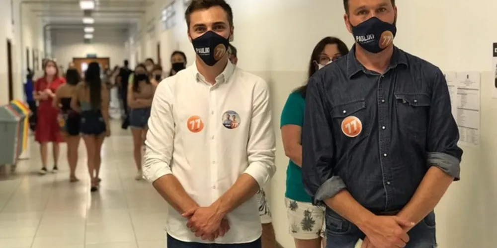 Marcio Pauliki disputou a prefeitura pela segunda vez, tendo, em 2020, o vereador Ricardo Zampieri como vice