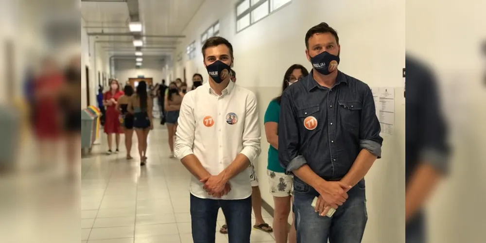 Marcio Pauliki disputou a prefeitura pela segunda vez, tendo, em 2020, o vereador Ricardo Zampieri como vice