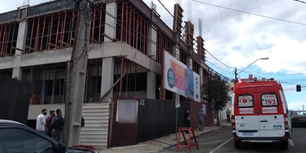 Vítima trabalhava em obra nas proximidades da Santa Casa