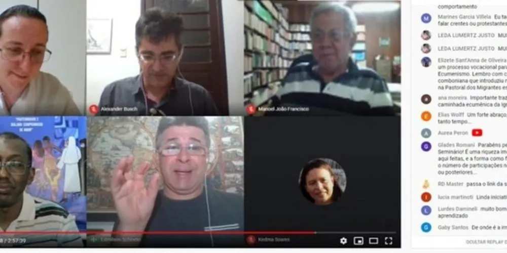 104 pessoas se inscreveram no seminário, que foi100% online, organizado pela Comissão Estadual de Animação da CFE2021.